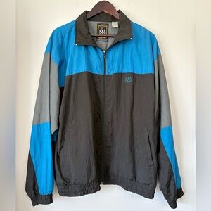 Vintage JCPenney USA Olympics Windbreaker Jacket Large Nylon 1990s Colorblock